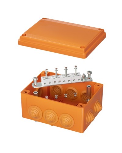 Коробка пластиковая FS с кабельными вводами иклеммниками,IP55,150х110х70мм, 8р, 450V,6A,4мм.кв DKC (FSB21804) в Ногинске Распределительные коробки Pintop.ru