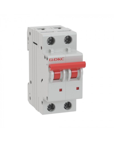 Выключатель автоматический модульный YON MD63 2P 2А C 6kA DKC (md63-2c2-6) в Ногинске Электротехническое оборудование Pintop.ru