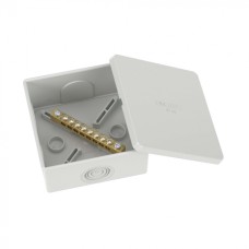 Коробка уравнивания потенциалов, 8 зажимов, 6 вводов д.20мм, 80х80х40мм, IP44 DKC (NE3108)