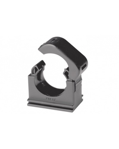 Держатель с крышкой DN 48 мм, полиамид, цвет чёрный DKC (PASW48N) в Ногинске Держатели, клипсы, скобы Pintop.ru