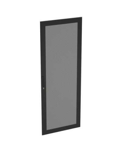 Дверь перфорированная одностворчатая для IT-CQE 2000 x 800 RAL9005 DKC R5ITCPRMM2080B в Ногинске Аксессуары для стоек и шкафов Pintop.ru
