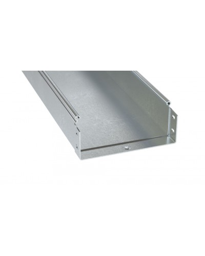 Лоток неперфорированный 100х100 L3000 толщ.1,5 мм, горячеоцинкованный DKC (3510115HDZ) в Ногинске Кабельные лотки Pintop.ru