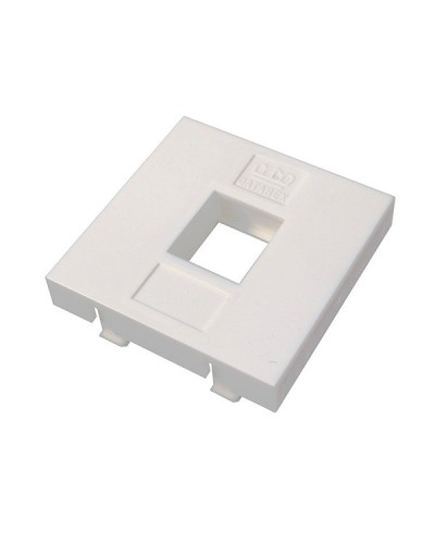 Адаптер Mosaic 45 х 45 мм для модуля Keystone, 1 порт, белый Datarex DR-5301 в Ногинске Коммутационные изделия Pintop.ru