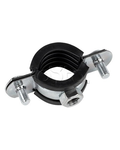 Хомут стальной 1/2 (20-24 мм), с уплотнителем EKF (hsu1012) в Ногинске Стяжки-хомуты Pintop.ru