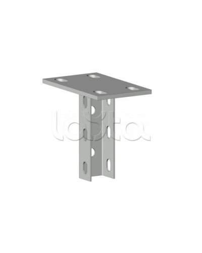 Кронштейн потолочный одинарный 115 мм HDZ (2.5 мм) EKF (kp115) в Ногинске Аксессуары для лотков Pintop.ru