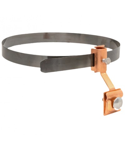 Держатель для труб универсальный D=(0-200)мм Cu и полоса нерж. cталь EKF PROxima (lp-33220-cu) в Ногинске Электротехническое оборудование Pintop.ru