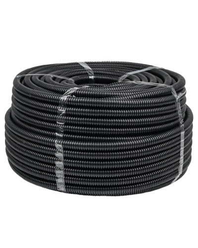 Труба гофр. негорючая безгалогеновая FRHF с протяжкой d20 мм (100 м) черная EKF-Plast (FRHF-20) в Ногинске Труба гофрированная Pintop.ru