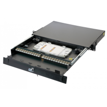 Оптическая панель серии 47D-24, 19'' 1U 16 дуплекс LC адаптеров, OM2 Eurolan (47D-24-20-2L-16-11BL)