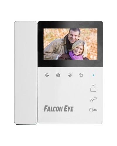 Монитор цветного видеодомофона с трубкой на магните Falcon Eye Lira в Ногинске Вызывные видеопанели малоабонентные Pintop.ru