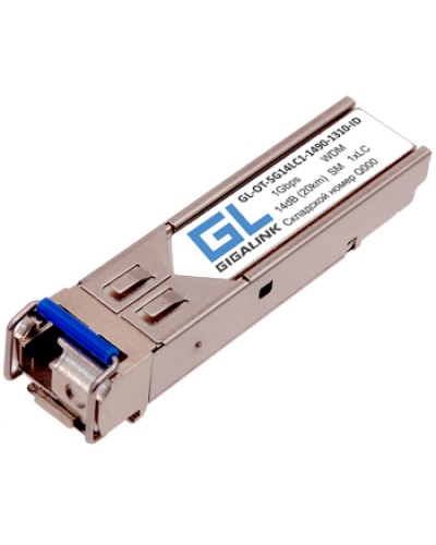 Модуль SFP Gigalink GL-OT-SG14LC2-1310-1310-I в Ногинске Модули SFP/XFP/GBIC Pintop.ru