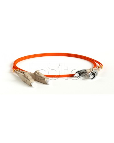 Патч-корд волоконно-оптический Hyperline FC-D2-50-SC/PR-ST/PR-H-2M-LSZH-OR в Ногинске Патч-корды оптические Pintop.ru