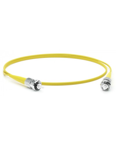 Патч-корд волоконно-оптический Hyperline FC-S2-9-ST/UR-ST/UR-H-1M-LSZH-YL в Ногинске Патч-корды оптические Pintop.ru