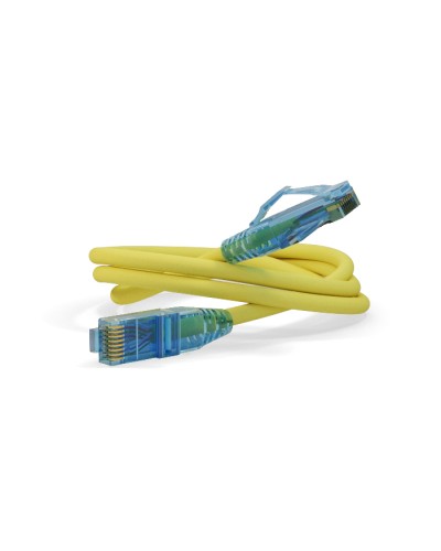 Патч-корд U/UTP Hyperline PC-LPM-UTP-RJ45-RJ45-C6-10M-LSZH-YL в Ногинске Патчкорды (медные) Pintop.ru