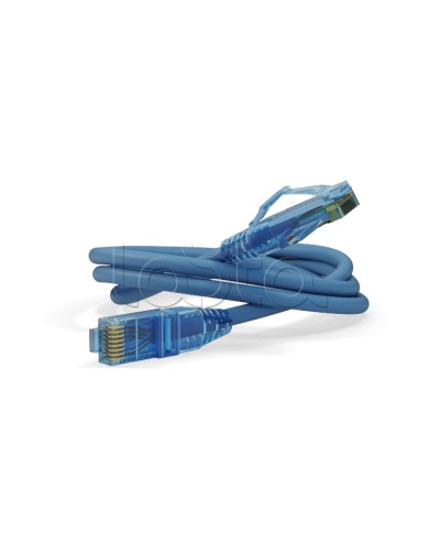 Патч-корд RJ45-RJ45, 4 пары, UTP, кат.6, LSZH (3м) Hyperline PC-LPM-UTP-RJ45-RJ45-C6-3M-LSZH-BL в Ногинске Патчкорды (медные) Pintop.ru
