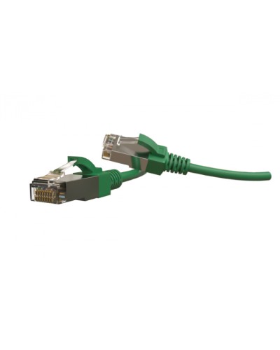 Патч-корд S/FTP Hyperline (PC-LPT-SFTP-RJ45-RJ45-C6-3M-LSZH-GN) в Ногинске Патчкорды (медные) Pintop.ru