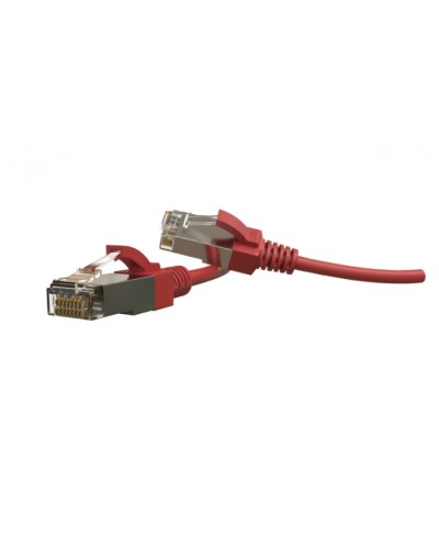 Патч-корд S/FTP Hyperline (PC-LPT-SFTP-RJ45-RJ45-C6-3M-LSZH-RD) в Ногинске Патчкорды (медные) Pintop.ru