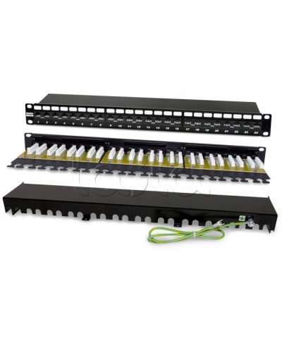 Патч-панель Hyperline PP2-19-24-8P8C-C6A-110D в Ногинске Патч панель Pintop.ru