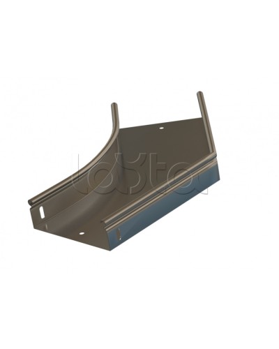 Угол 45° горизонтальный плавный Hyperline RST-AHS45-500-80-0,8-R100-SZ в Ногинске Аксессуары для кабель-канала Pintop.ru