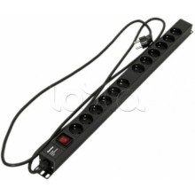 Блок розеток Hyperline SHE-12SH-S-2.5EU