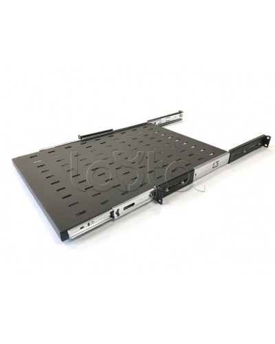 Полка выдвижная Hyperline (TSS3-450-RAL9004) в Ногинске Полки для шкафов и стоек Pintop.ru