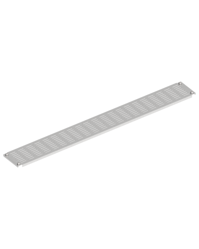 FORMAT Заглушка панели нижней наборной вентилируемой 100мм шкаф шириной 1000мм IEK (FO-00-PLTV-010-100) в Ногинске Аксессуары для стоек и шкафов Pintop.ru