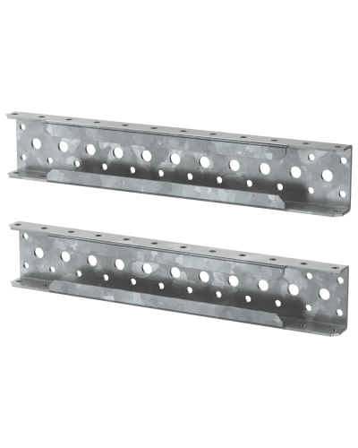 FORMAT Профиль монтажный 50х25 в шкаф 400мм (2шт/упак) IEK (FO-00-PRM-040) в Ногинске Аксессуары для стоек и шкафов Pintop.ru