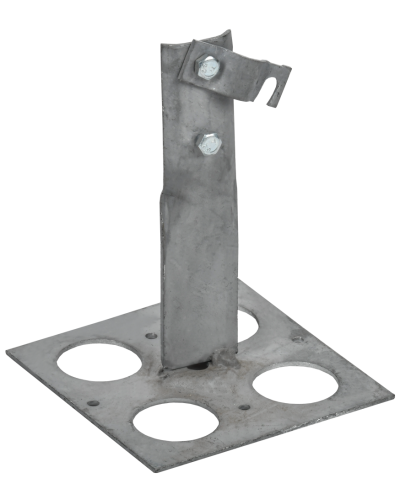 Держатель проводника круглого 6-10мм винтовой IEK (ZDP85-13-1-16-90) в Ногинске Крепеж Pintop.ru