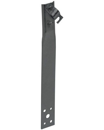 Держатель проводника круглого 6-10мм винтовой прямой h=60мм оцинкованная сталь TD IEK (ZDP86-13-1-16-60) в Ногинске Крепеж Pintop.ru