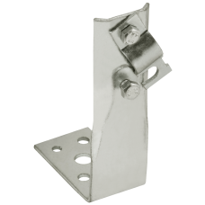 Держатель проводника круглого 6-10мм винтовой угловой h=80мм нержавеющая сталь IEK (ZDP87-20-1-16-80)