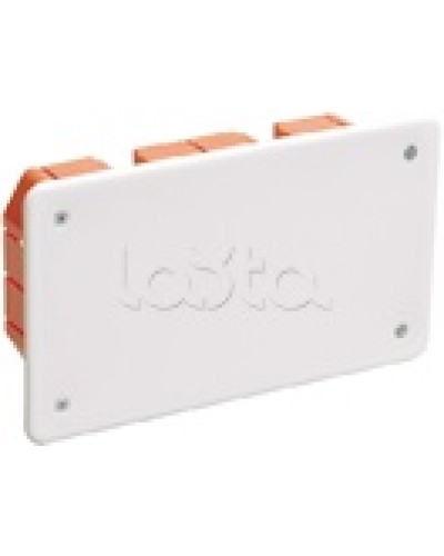 Коробка КМ41006 распаячная для твердых стен (с саморезами, с крышкой) IEK UKT11-172-096-045 в Ногинске Распределительные коробки Pintop.ru