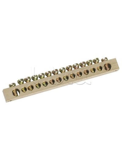 Шина нулевая 8x12 8/2 IEK YNN21-08-100 в Ногинске Клеммные колодки Pintop.ru