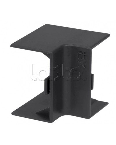 ELECOR Угол внутренний КМВ 100х60 черный (2шт/компл) IEK (EL-KK10D-V-100-060-K02) в Ногинске Аксессуары для кабель-канала Pintop.ru