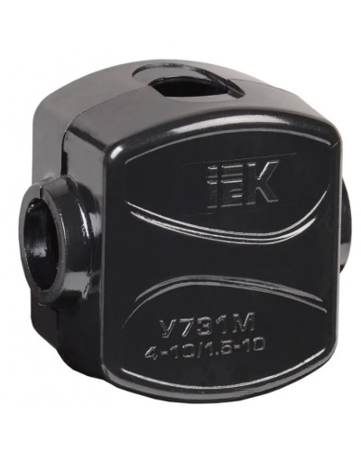 Зажим кабельный ответвительный У-731М (4-10/1,5-10мм2) IP20 IEK (UKZ-ZO-731M) в Ногинске Клеммные колодки Pintop.ru