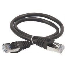 ITK Коммутационный шнур (патч-корд), кат.5Е FTP, 5м, черный (PC09-C5EF-5M)
