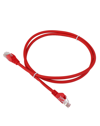 Патч-корд LANMASTER LSZH UTP кат.5e, 6.0 м, красный LANMASTER LAN-PC45/U5E-6.0-RD в Ногинске Патчкорды (медные) Pintop.ru