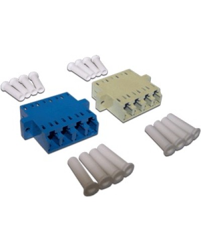 Адаптер оптический LC, OM4 корпус SC дуплекс, квадро LANMASTER LAN-4LC/S-AM-OM4 в Ногинске Коннекторы Pintop.ru