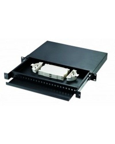 Кросс оптический 19 1U стоечный на 24 адаптера FC LANMASTER LAN-FOBM-RMS-24FC в Ногинске Кросс оптический Pintop.ru