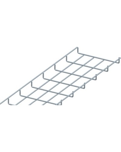 Лоток проволочный 25х300мм, Ф3.8мм, оцинкованный (3 м) LANMASTER LAN-MT25x300-3.8EZ в Ногинске Кабельные лотки Pintop.ru