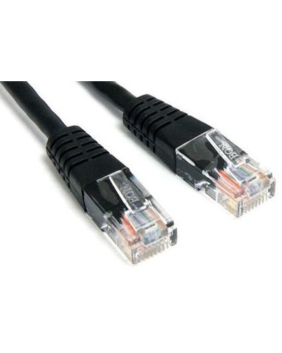 Патч-корд RJ45 - RJ45, 4 пары, UTP, категория 6, 7 м, черный, LSZH LANMASTER LAN-PC45/U6-7.0-BK в Ногинске Патч-корды и пигтейлы Pintop.ru