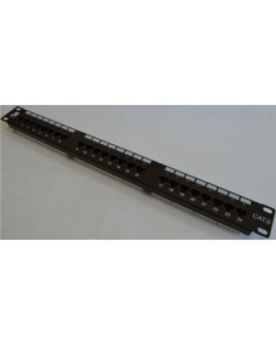 Патч-панель Lanmaster 24 порта с индикаторами, UTP, кат.6, 1U LANMASTER LAN-PPi24U6 в Ногинске Патч панель Pintop.ru