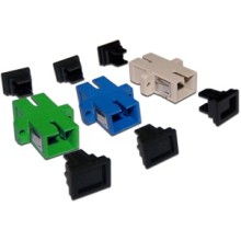 Адаптер оптический SC, OM4, симплексный LANMASTER LAN-SC-AM-OM4