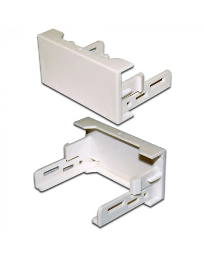 Вставка-заглушка Mosaic 22.5x45, белая LANMASTER (LAN-WA-LP-XX-WH) в Ногинске Патч-корды оптические Pintop.ru