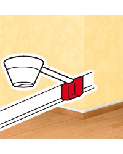 Ответвление Т-образное с перегородкой в 3 плоск. для мини-каналов 32х20 и 40x20 LEGRAND 030216 в Ногинске Аксессуары для кабель-канала Pintop.ru