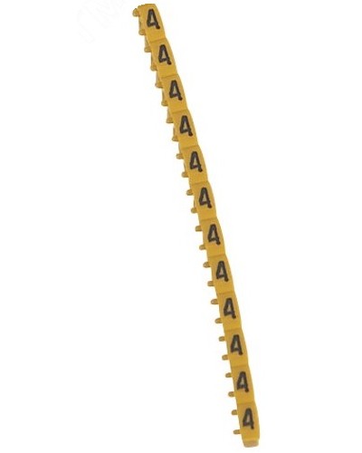 Маркер 4 0,15/0,5 ЖЛТ CAB3 Legrand 038104 в Ногинске Аксессуары для кабель-канала Pintop.ru