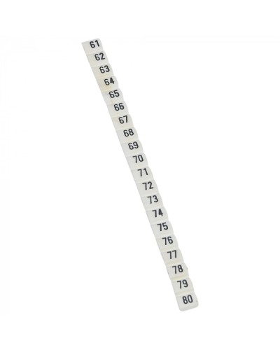 Маркер CAB3 цифры 61-80 Legrand 038153 в Ногинске Аксессуары для кабель-канала Pintop.ru