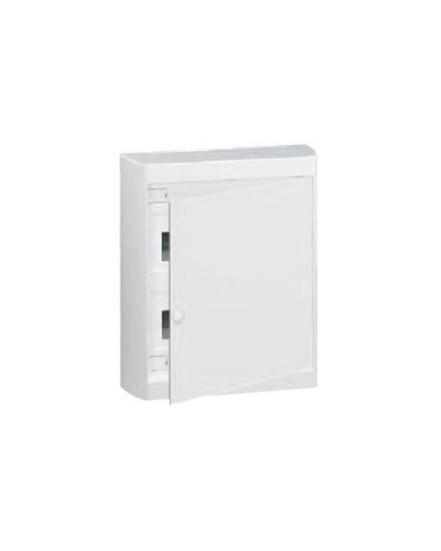 Накладной распределительный щит Nedbox с белой дверью 2 рейки х 12 (+1) модулей Legrand 601237 в Ногинске Боксы для автоматов Pintop.ru