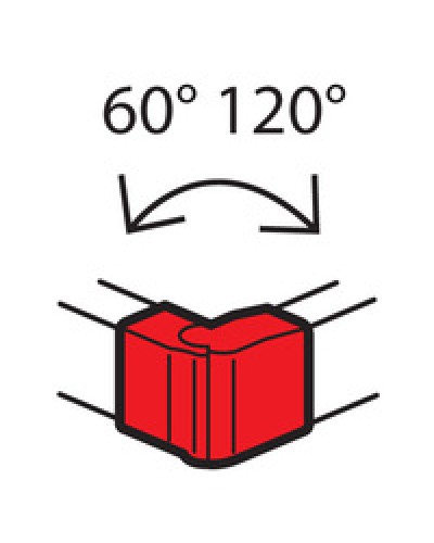 Угол внешний изменяемый для кабель-канала METRA 160x50 Legrand (638092) в Ногинске Аксессуары для кабель-канала Pintop.ru