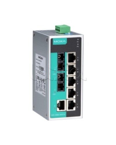 Коммутатор неуправляемый промышленный 8-портовый Moxa EDS-208A-SS-SC в Ногинске Коммутаторы Pintop.ru