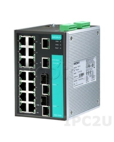Коммутатор управляемый промышленный 18-портовыйMoxa EDS-518A в Ногинске Коммутаторы Pintop.ru