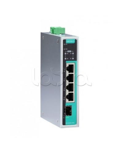 Коммутатор PoE 5-портовый Moxa EDS-G205A-4PoE-1GSFP в Ногинске Коммутаторы Pintop.ru